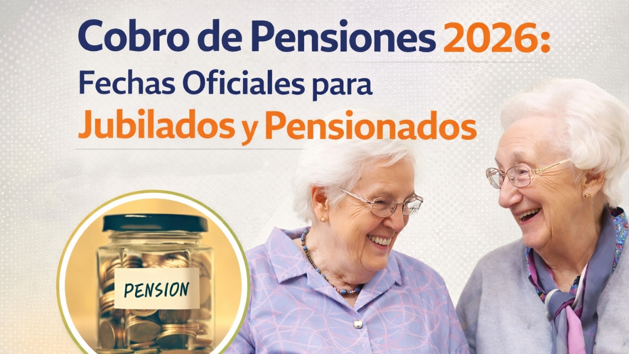 Cobro de Pensiones 2026: Fechas Oficiales para Jubilados y Pensionados