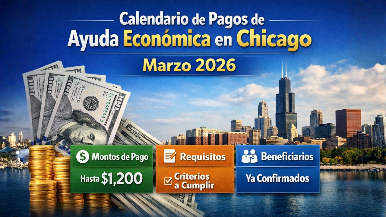 Calendario de pagos de ayuda económica en Chicago Marzo 2026: montos, requisitos y beneficiarios confirmados