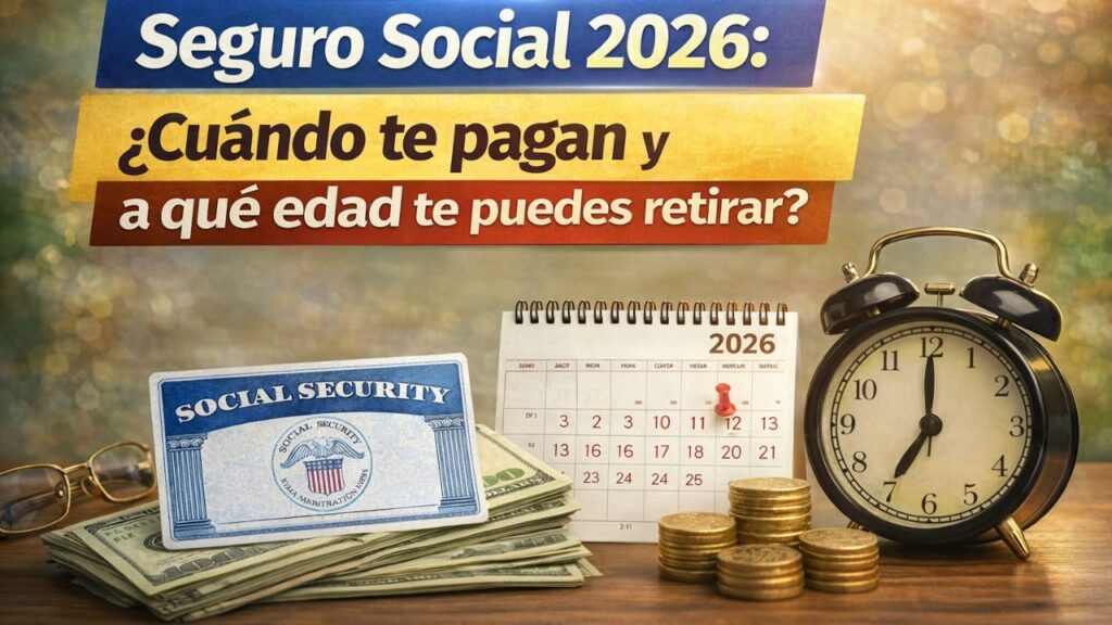 Seguro Social 2026: ¿Cuándo te pagan y a qué edad te puedes retirar?